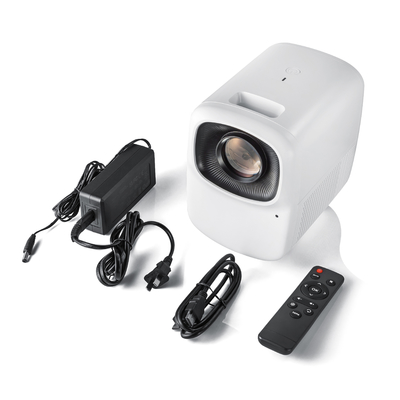 Proyector portátil de Smart 1080P LED LCD proyector de cine en casa 4k de Android de 200 lúmenes