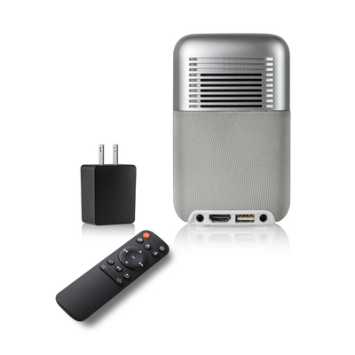 4K memoria LED Pico Projector del proyector 1GB 16GB del hogar DLP 100 lúmenes del ANSI