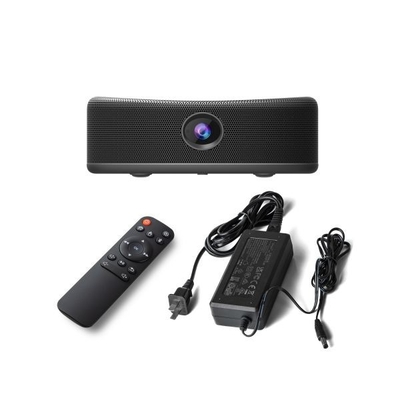 Proyector portátil elegante nativo metálico 4k con negro del enchufe del USB