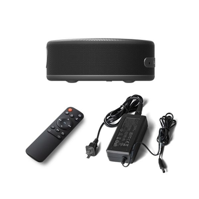 Proyector portátil elegante nativo metálico 4k con negro del enchufe del USB