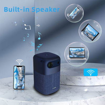 Mini proyector recargable al aire libre/interior Android elegante 9,0 del DLP construido en la batería 9000mah