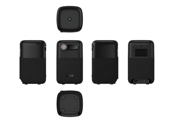 Uso de Mini Projector 10000 MAH Battery For Outdoor Activities del negro de WIFI 2T2R