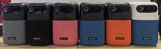 Android9.0 estructura del proyector de los lúmenes del ANSI del proyector 100 del hogar DLP en la batería 10000mAh
