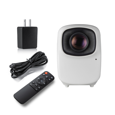 Proyector al aire libre portátil LCD FHD con pilas el 1.2m del negocio de 200 lúmenes