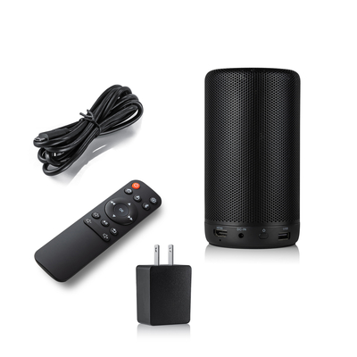 Ajuste trapezoidal del proyector elegante negro metálico con la conexión USB de HDMI